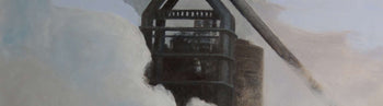 Image shows a cropped section of a painting by Roger McNulty