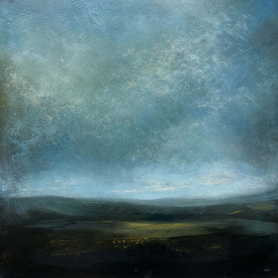 Alone Before Moors by Paula Dunn | Contemporary Oil on Canvas for sale at The Biscuit Factory Newcastle 