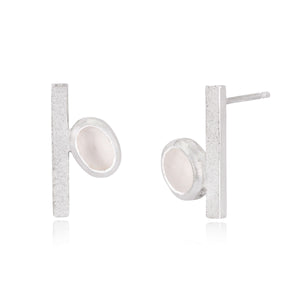 You added <b><u>Asymmetric Moonstone and Silver Studs</u></b> to your cart.