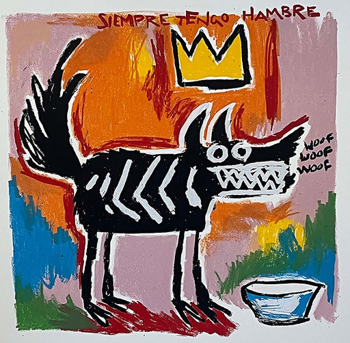 Basquiat's Dog by Mychael Barratt | Contemporary Print for sale at The Biscuit Factory Newcastle 