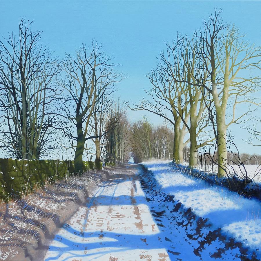 Cold Morning Light by Heather Blanchard | Contemporary Painting for sale at The Biscuit Factory Newcastle 