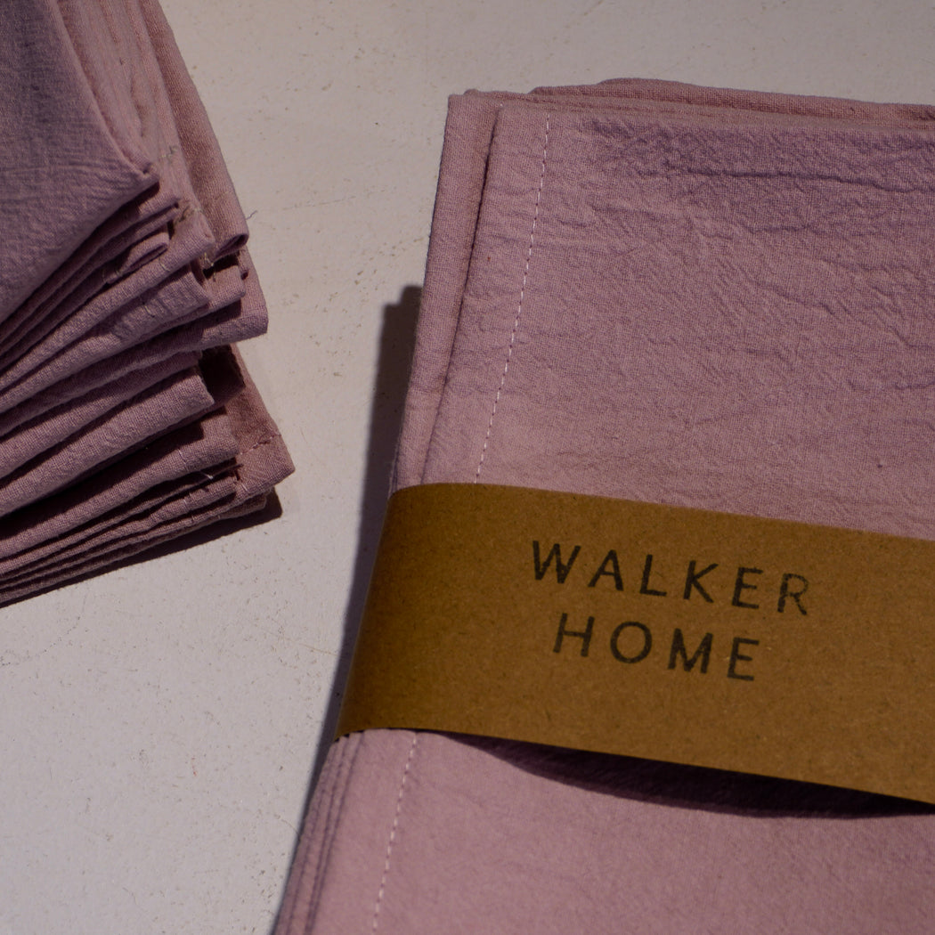 Walker Home Washed Cotton Napkins 4s