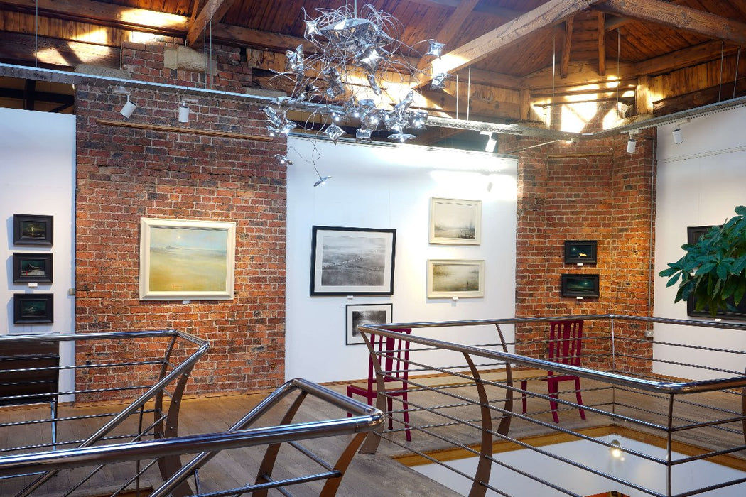 Original artwork by Deborah Grice on display at The Biscuit Factory art gallery in Newcastle
