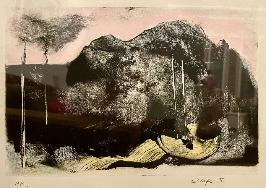 Escape II by Mike Moor | Limited edition Monoprint for sale at The Biscuit Factory Newcastle 