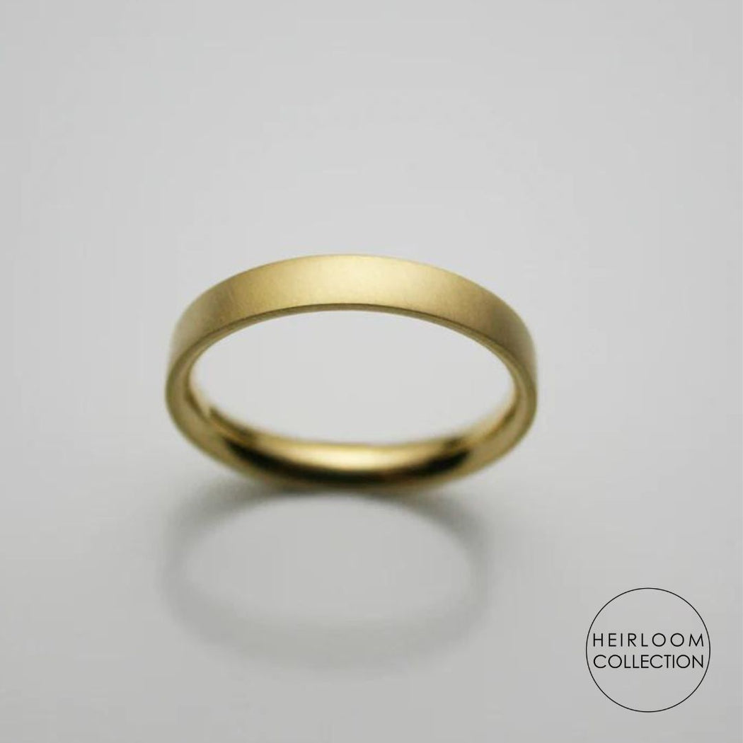 Gold Wedding Band by Dagmar Korecki | Wedding Jewellery for sale at The Biscuit Factory Newcastle 