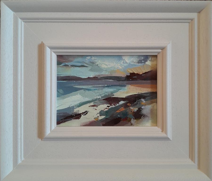 Late Sun by Angela Edwards | Contemporary Painting for sale at The Biscuit Factory Newcastle