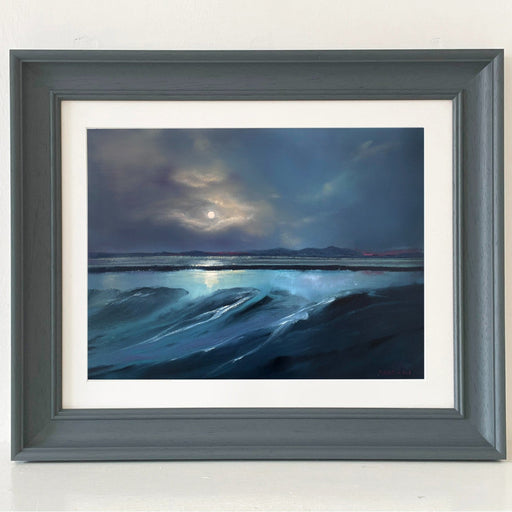 Night Flow by Ron Ashtiani - an original seacape painting - for sale at The Biscuit Factory Newcastle