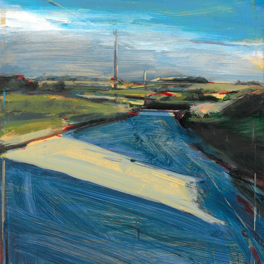 Northumberland Morpeth by Tom Voyce | Contemporary Painting for sale at The Biscuit Factory Newcastle 