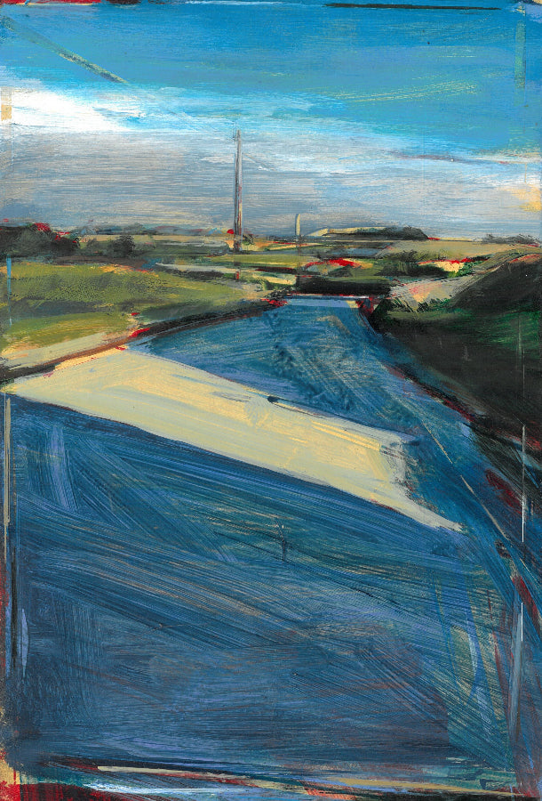 Northumberland Morpeth by Tom Voyce | Contemporary Painting for sale at The Biscuit Factory Newcastle 