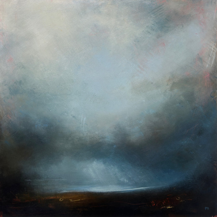 Passing Storm by Paula Dunn | Contemporary Painting for sale at The Biscuit Factory Newcastle