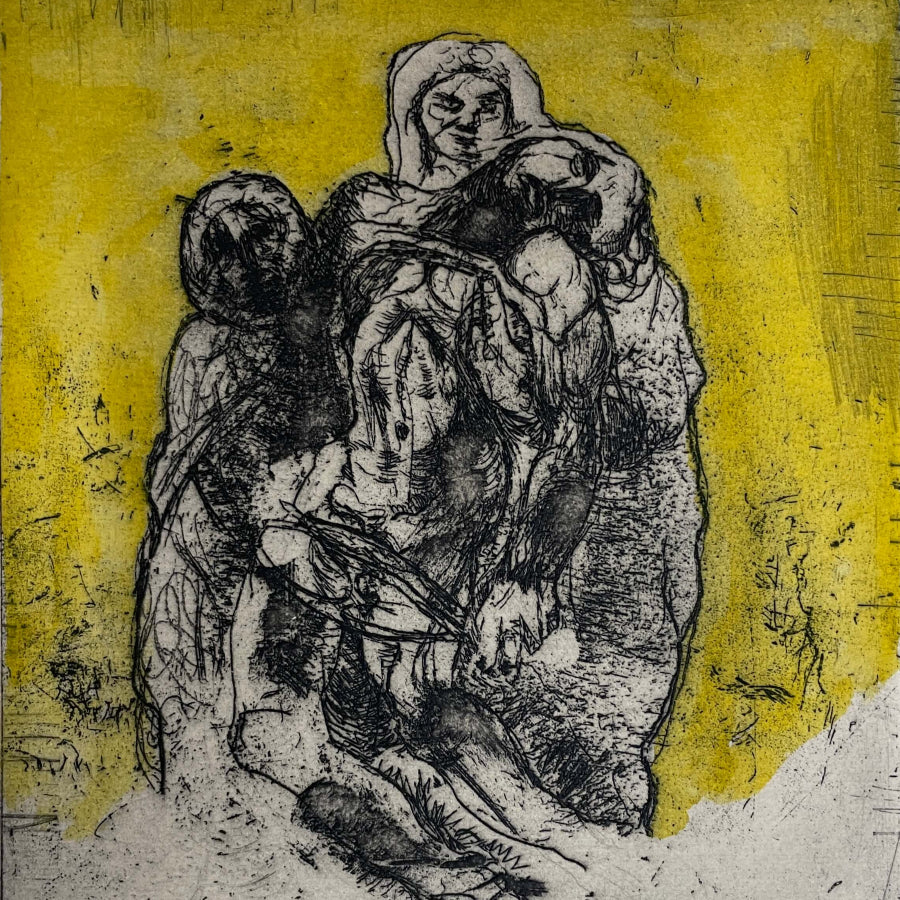 Pieta by Mike Moor | Contemporary Print for sale at The Biscuit Factory Newcastle 