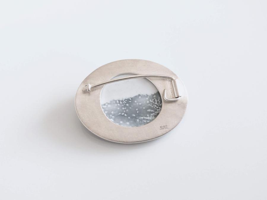 Small Rain Brooch by Emma Wilson | Contemporary Jewellery Handmade for sale at The Biscuit Factory 