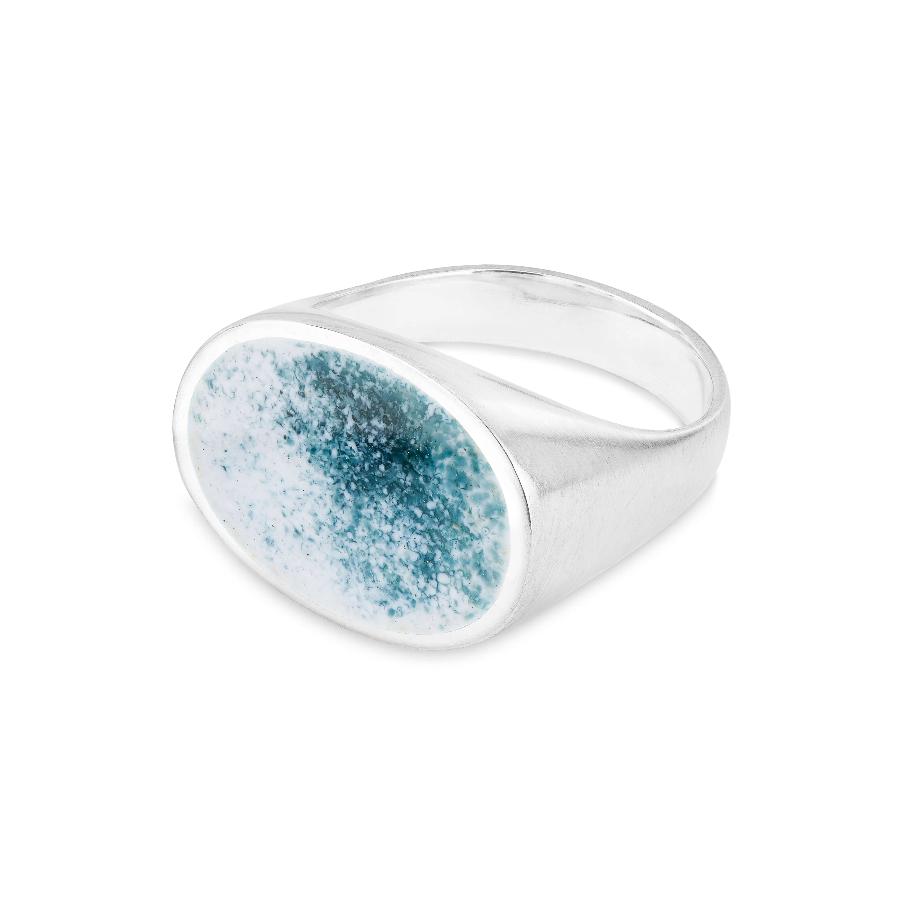 Sea Foam Signet Ring by Emma Wilson | Contemporary Jewellery for sale at The Biscuit Factory  