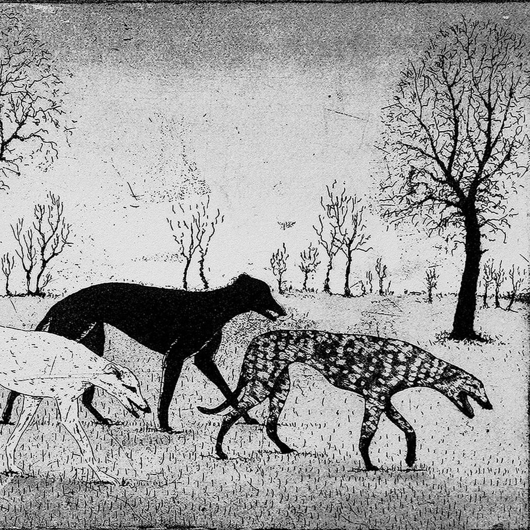 Strolling Hounds by Tim Southall | Contemporary Print available 