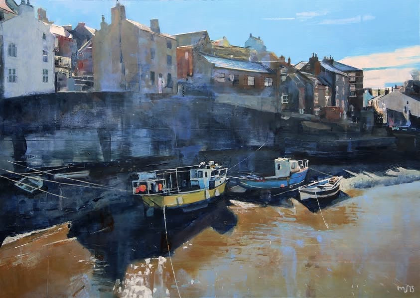 Sun at Staithes