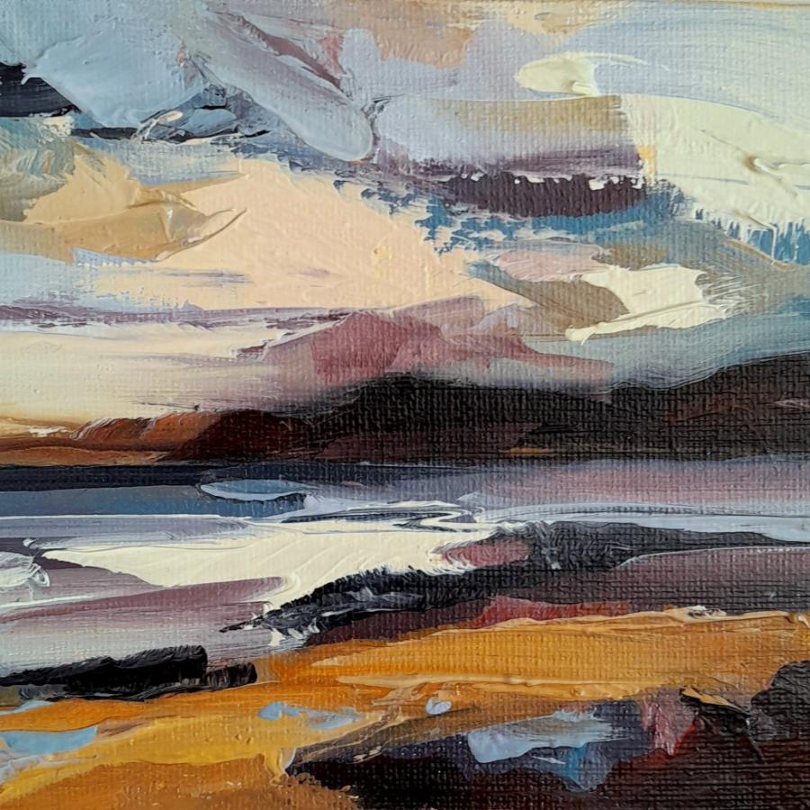 The Shore by Angela Edwards | Contemporary Painting for sale at The Biscuit Factory Newcastle 