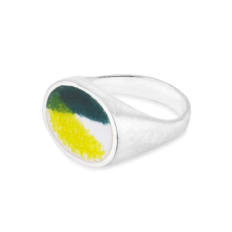 Undertow Signet Ring by Emma Wilson | Contemporary Jewellery for sale at The Biscuit Factory  