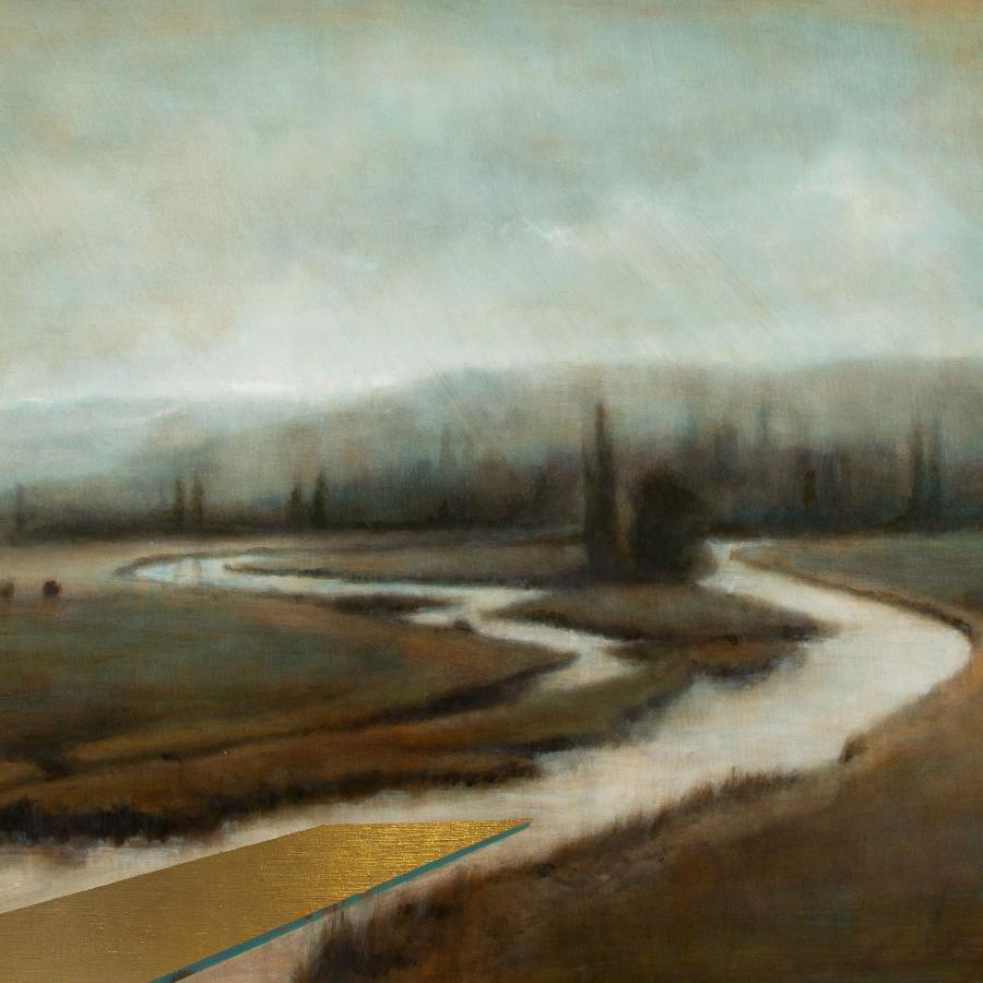 Where Silence Holds III by Deborah Grice | Contemporary Painting for sale at The Biscuit Factory 