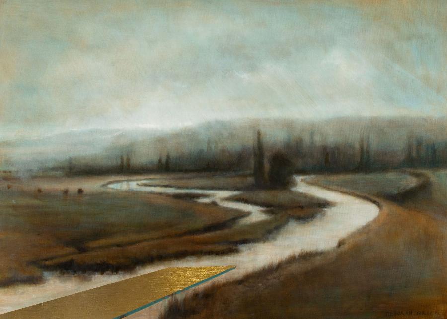 Where Silence Holds III by Deborah Grice | Contemporary Painting for sale at The Biscuit Factory 