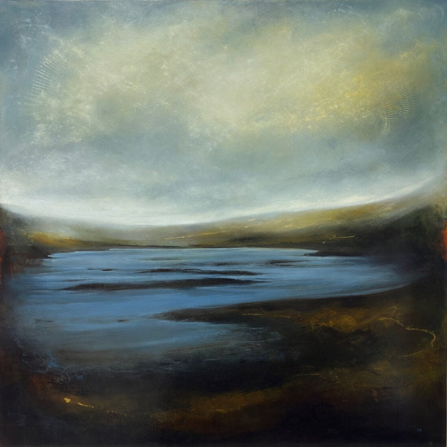 Where the light Falls by Paula Dunn | Contemporary Landscape Painting for sale at The Biscuit Factory Newcastle 