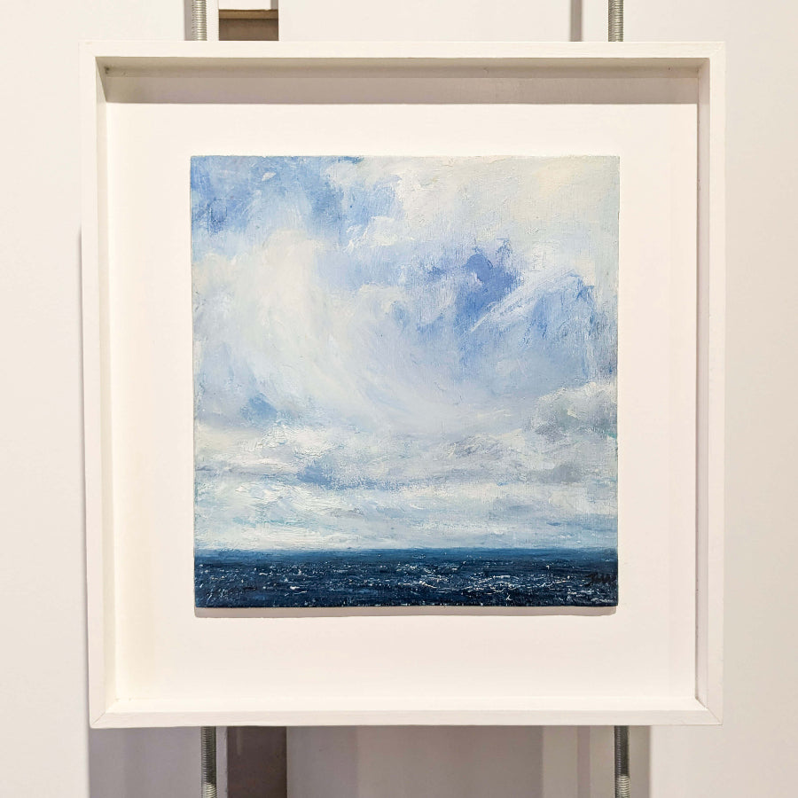 A High Wind by Jim Wright | Original Oil Painting for sale at The Biscuit Factory Newcastle 