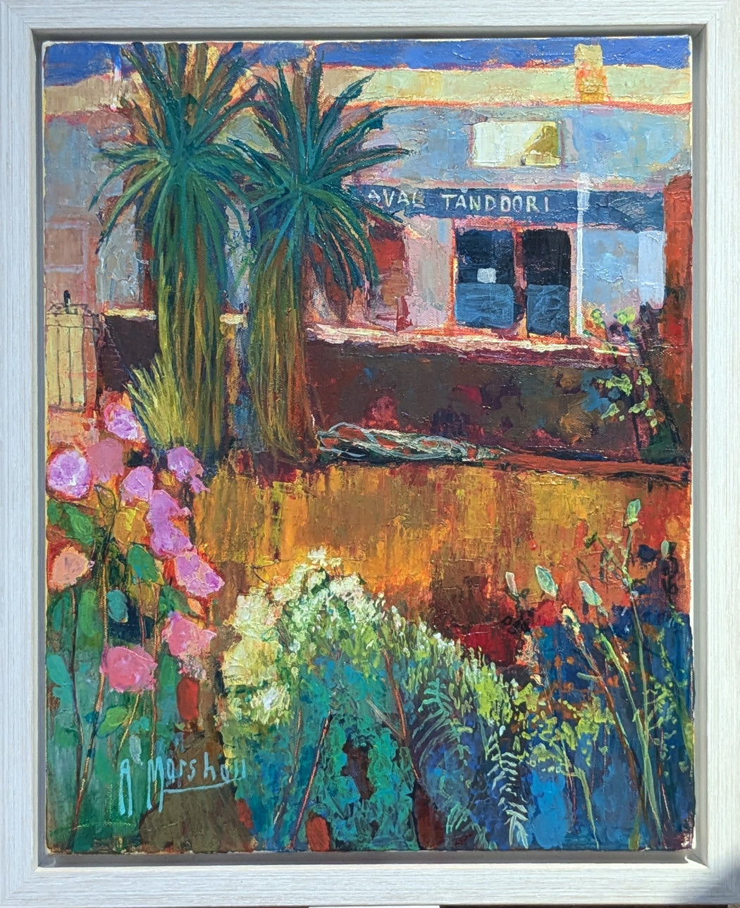 The Artist's Garden by Anthony Marshall | Contemporary Painting for sale at The Biscuit Factory Newcastle 