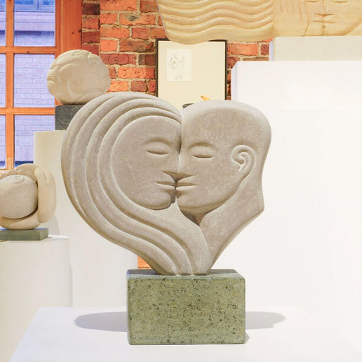 Coccolare by Danny Clahane | Minimalist Stone Sculpture Handcarved for sale at The Biscuit Factory Newcastle 