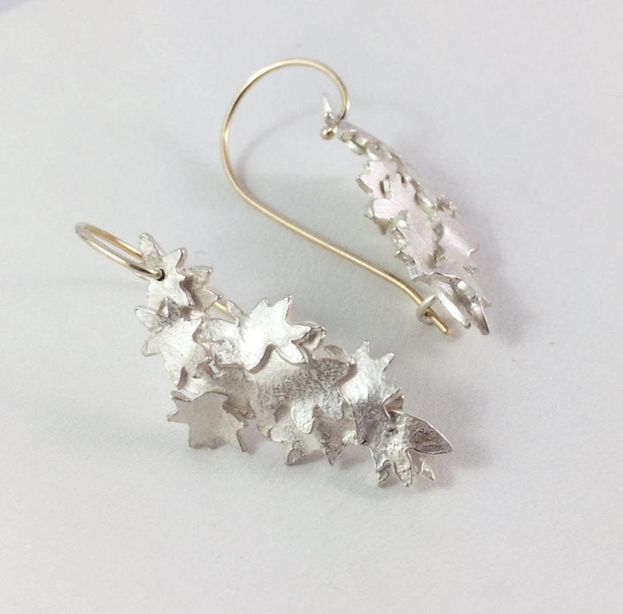 Drop Garland Earrings by Fiona McAlear | Contemporary Jewellery for sale at The Biscuit Factory Newcastle 