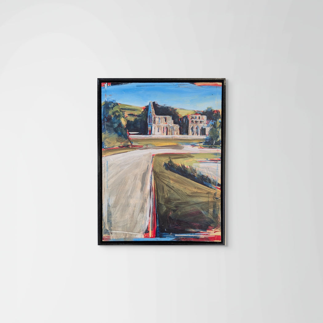 Dundrennan Abbey by Tom Voyce | Contemporary Painting for sale at The Biscuit Factory Newcastle 