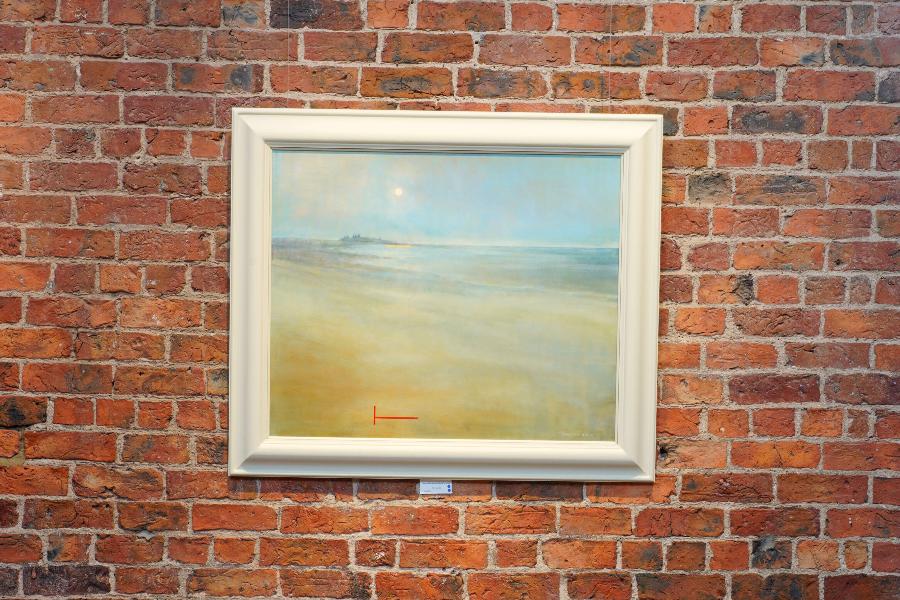 Dunstanburgh Castle by Deborah Grice | Contemporary Painting for sale at The Biscuit Factory Newcastle 