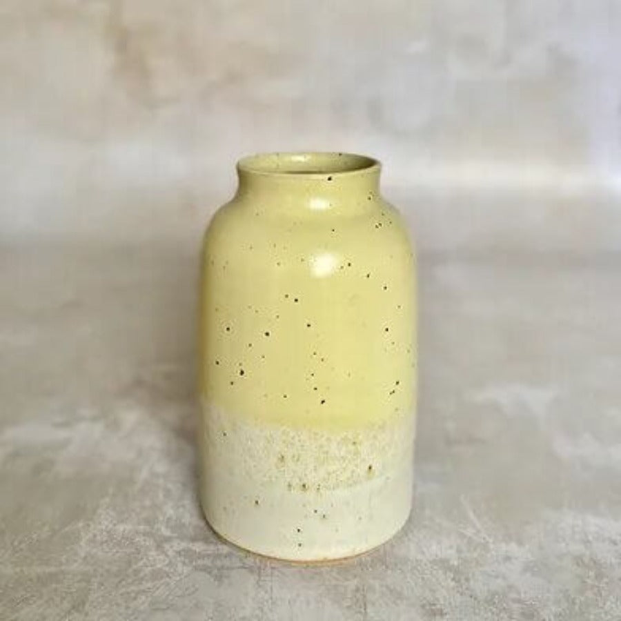 Golden Sands Bottle Vase by Emily Doran | Contemporary Ceramics for sale at The Biscuit Factory Newcastle 