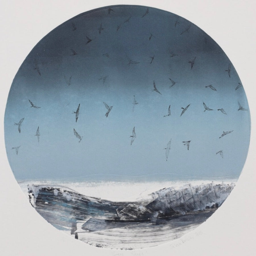 Grey Skies by Susan Davies | Limited edition print for sale at The Biscuit Factory Newcastle 