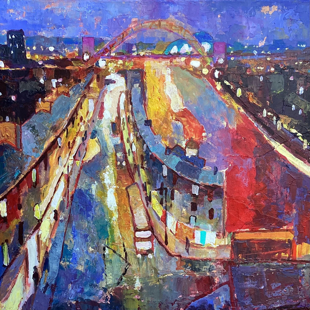 Guildhall Newcastle by Anthony Marshall | Contemporary Cityscape 