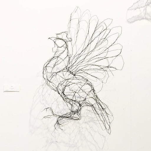 Hen by Zoe Robinson | Contemporary Wire Sculpture for sale at The Biscuit Factory Newcastle 