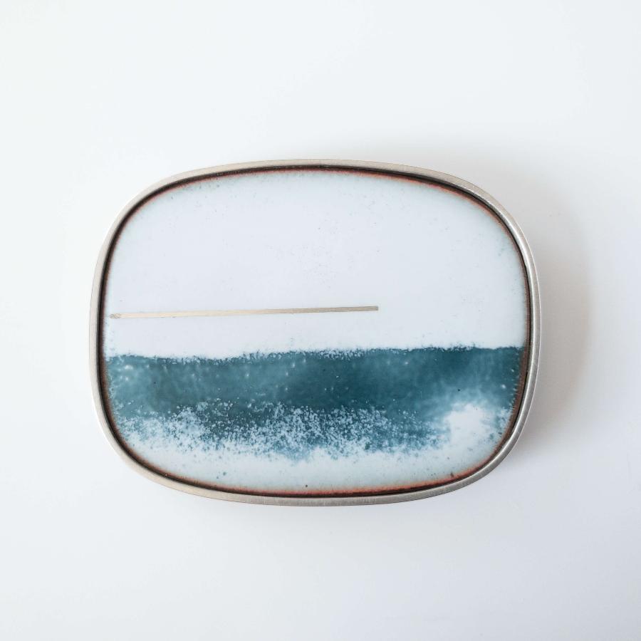 Horizon Brooch by Emma Wilson | Original Jewellery for sale at The Biscuit Factory Newcastle 