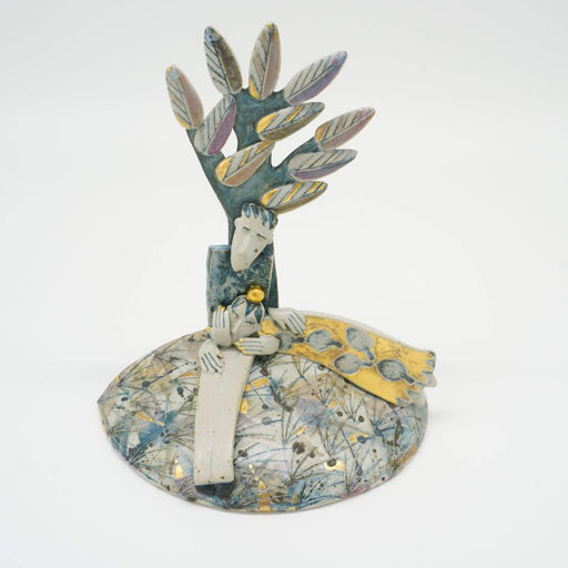 In the Shade of the Tree by Helen Martino | Contemporary Figurative Ceramics for sale at The Biscuit Factory