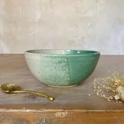 Misty Lagoon Breakfast Bowl by Emily Doran | Contemporary Ceramics for sale at The Biscuit Factory Newcastle