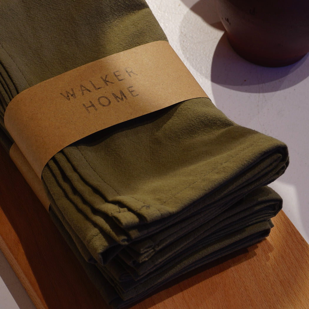 Walker Home Washed Cotton Napkins 4s