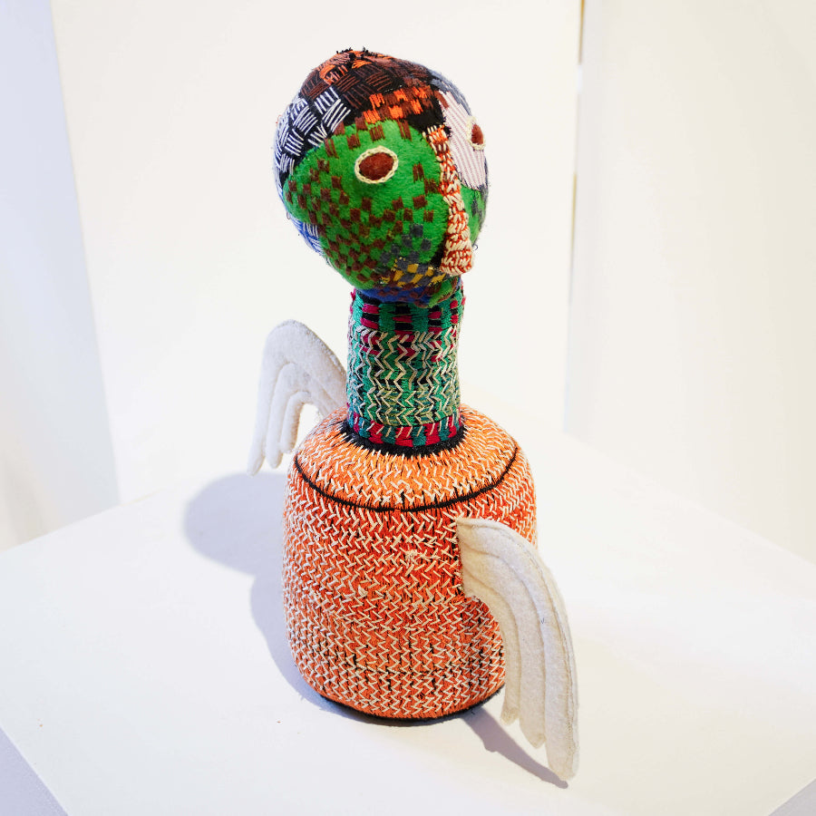 Orange Bird by Wendy Galloway | Contemporary Sculpture for sale at The Biscuit Factory Newcastle 