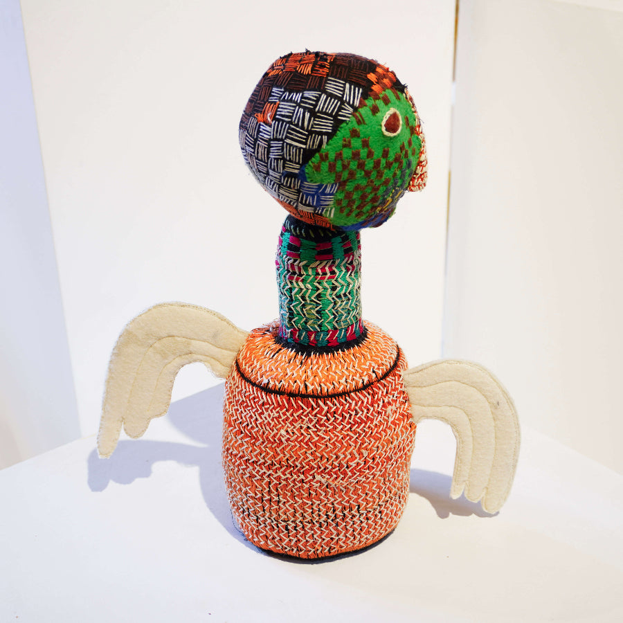 Orange Bird by Wendy Galloway | Contemporary Sculpture for sale at The Biscuit Factory Newcastle 