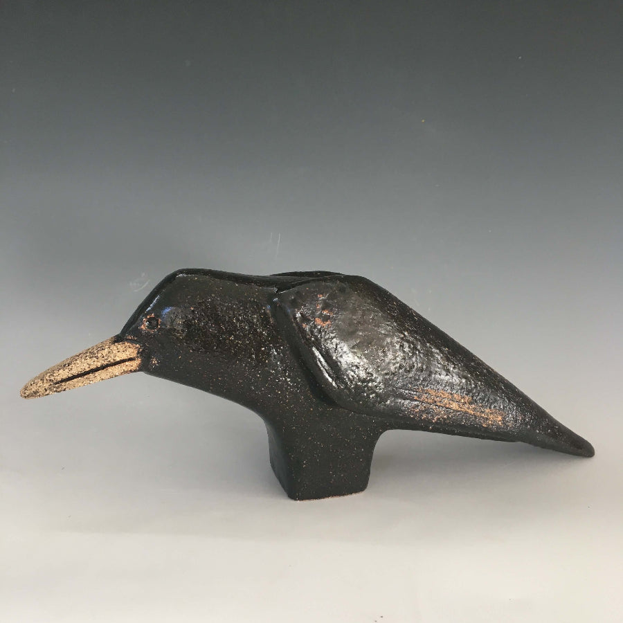 Rook by Stephanie Cunningham | Original ceramic sculpture for sale at The Biscuit Factory Newcastle 