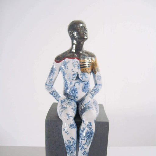 Seated Female Nude by Pierre Williams | Contemporary Ceramics for sale at The Biscuit Factory Newcastle 