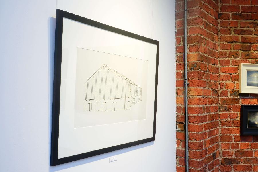 Shelter III by Deborah Grice | Contemporary Drawing for sale at The Biscuit Factory Newcastle