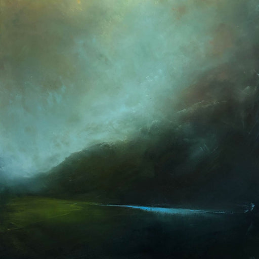 Shifting Light by Paula Dunn | Contemporary Landscape painting for sale at The Biscuit Factory Newcastle 