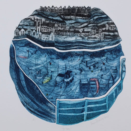 St. Ives by Susan Davies | Contemporary Print for sale at The Biscuit Factory 