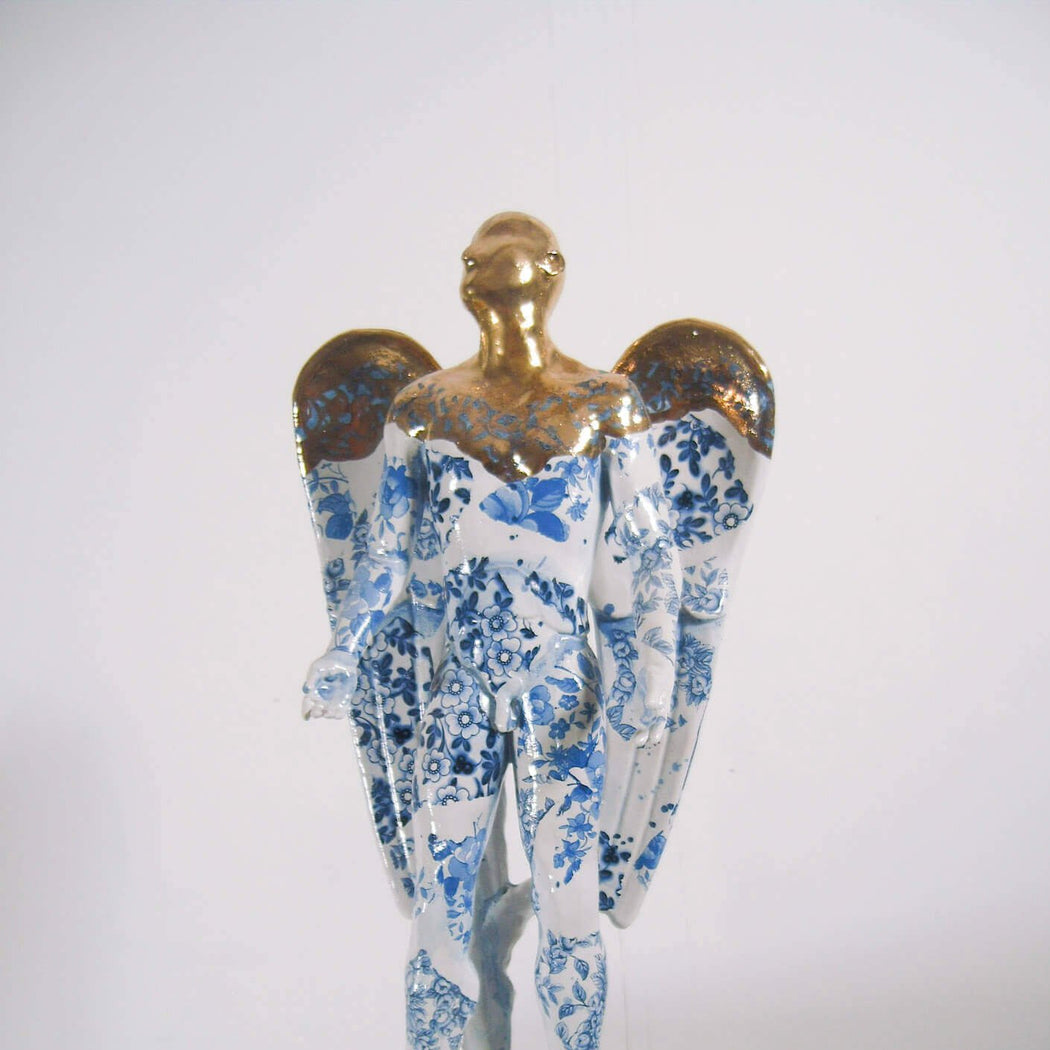 Standing Angel by Pierre Williams | Contemporary Sculpture for sale at The Biscuit Factory Newcastle 