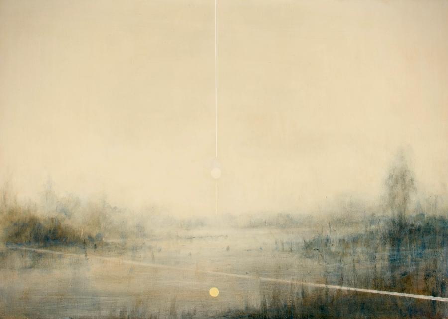 Sublime Dawn by Deborah Grice | Original Landscape painting for sale at The Biscuit Factory Newcastle 