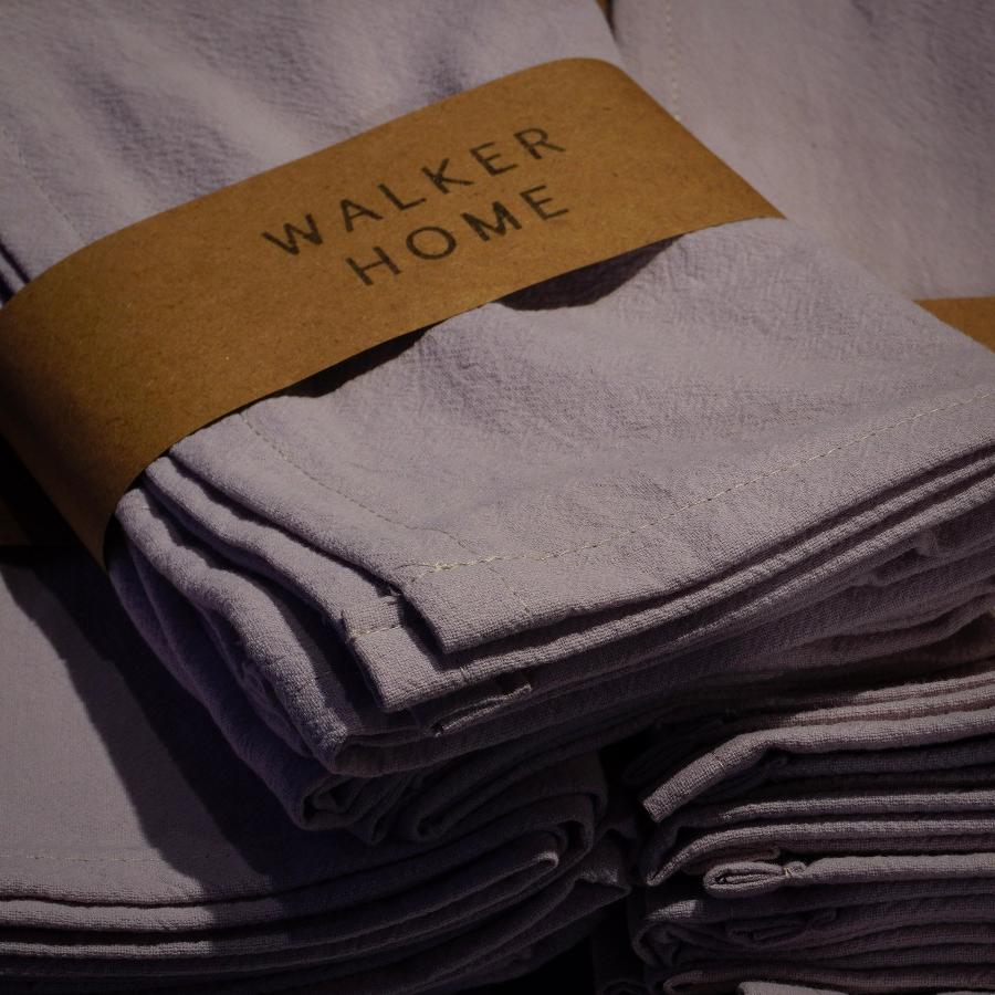 Washed Cotton Napkin Chalk by Walker Home | Hand dyed textiles for dsale at The Biscuit Factory Newcastle 