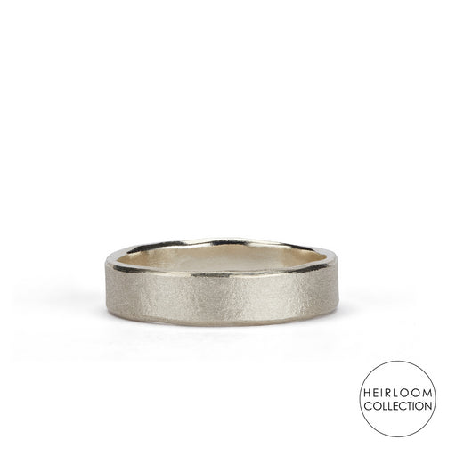 Wave Ring in White Gold by Hannah Bedford | Contemporary Ring for sale at The Biscuit Factory Newcastle