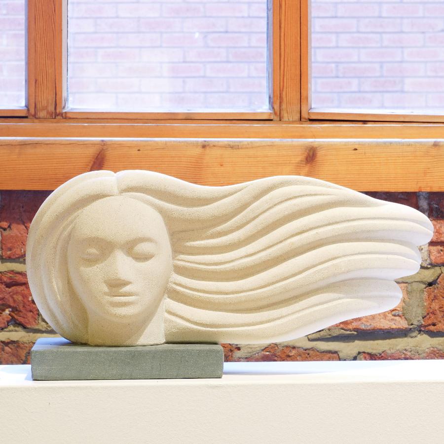 West Wind by Danny Clahane | Contemporary Figurative Sculptures for sale at The Biscuit Factory Newcastle 